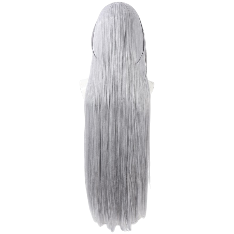 White Smoke Needle Knight Leda Cosplay Wig - Elden Ring (Pale Yellow Headband Updo) (FEVERCOS)