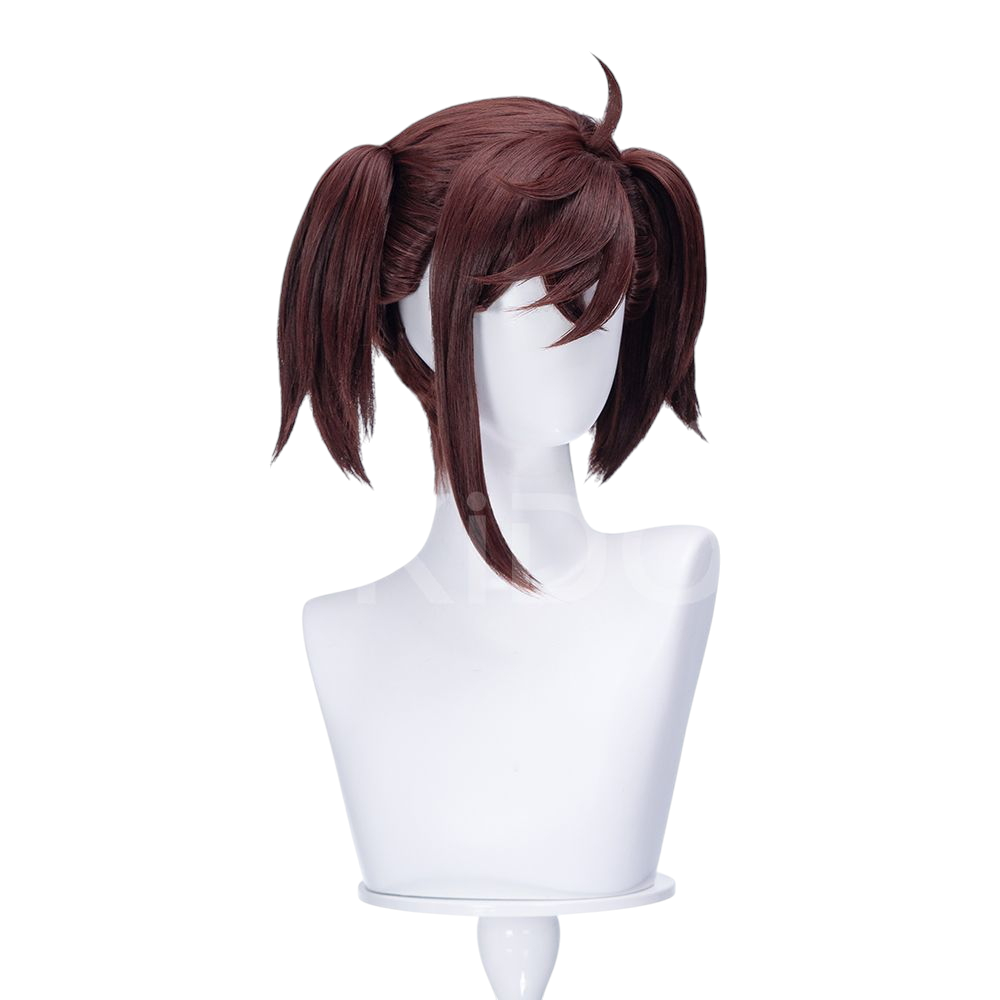 White Smoke Momo Ayase (Maid Ver.) Cosplay Wig - Dandadan (Brown Scalp Top) (FEVERCOS)