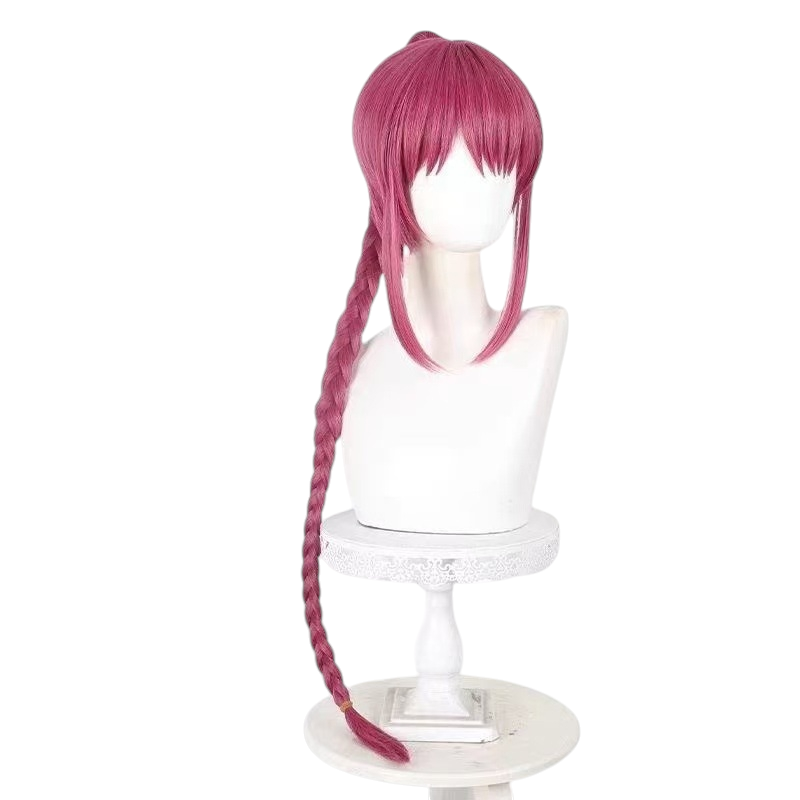White Smoke Lu Shaotang Cosplay Wig - Sakamoto Days (Braided Clip-on Ponytail) (FEVERCOS)