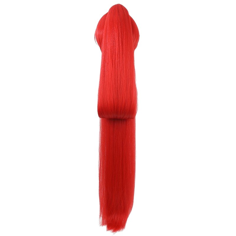 White Smoke Yinlin Cosplay Wig - Wuthering Waves (Red Ponytail Scalp) (FEVERCOS)