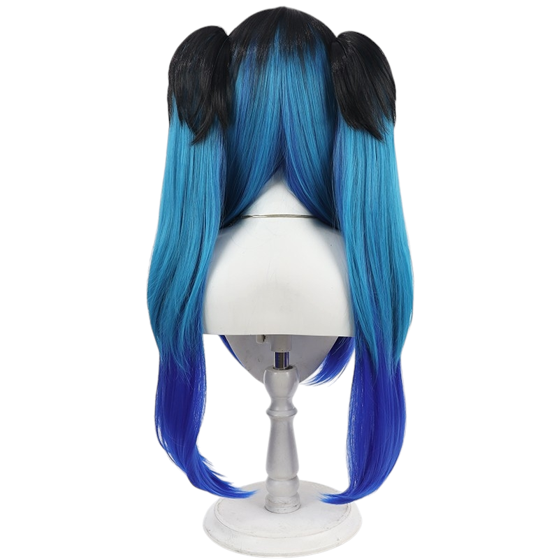 White Smoke Tarumi Amemiya Cosplay Wig - Final Defense Academy (Detachable Twin Tails) (FEVERCOS)