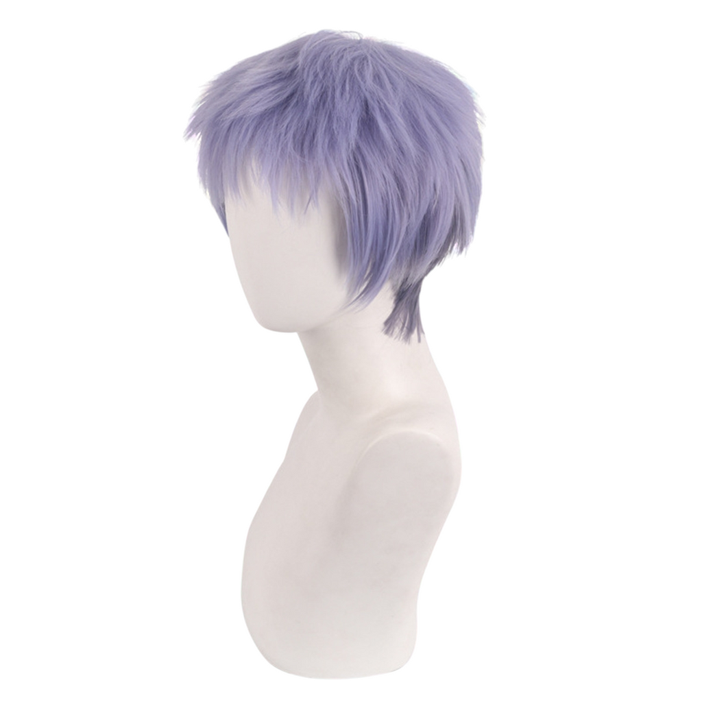 White Smoke Takashi Mitsuya Cosplay Wig - Tokyo Revengers (Lavender Blue Short) (FEVERCOS)