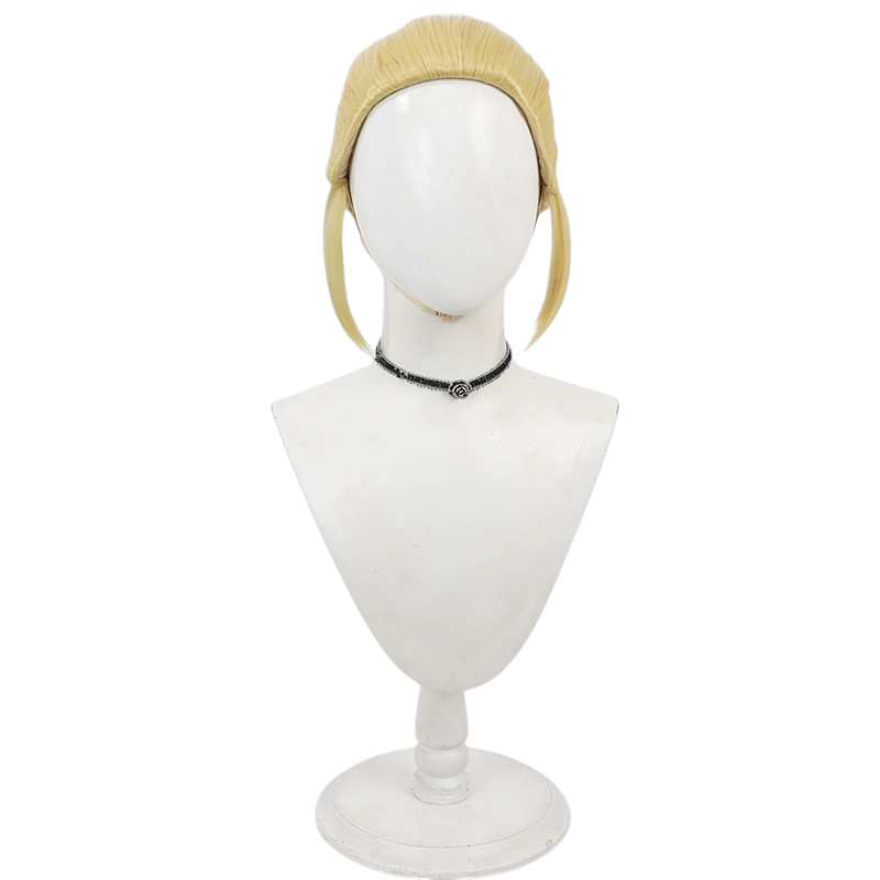White Smoke Princess Zelda (Integrated Bun Ver.) Cosplay Wig - The Legend of Zelda: Echoes of Wisdom (Golden Blonde Updo) (FEVERCOS)