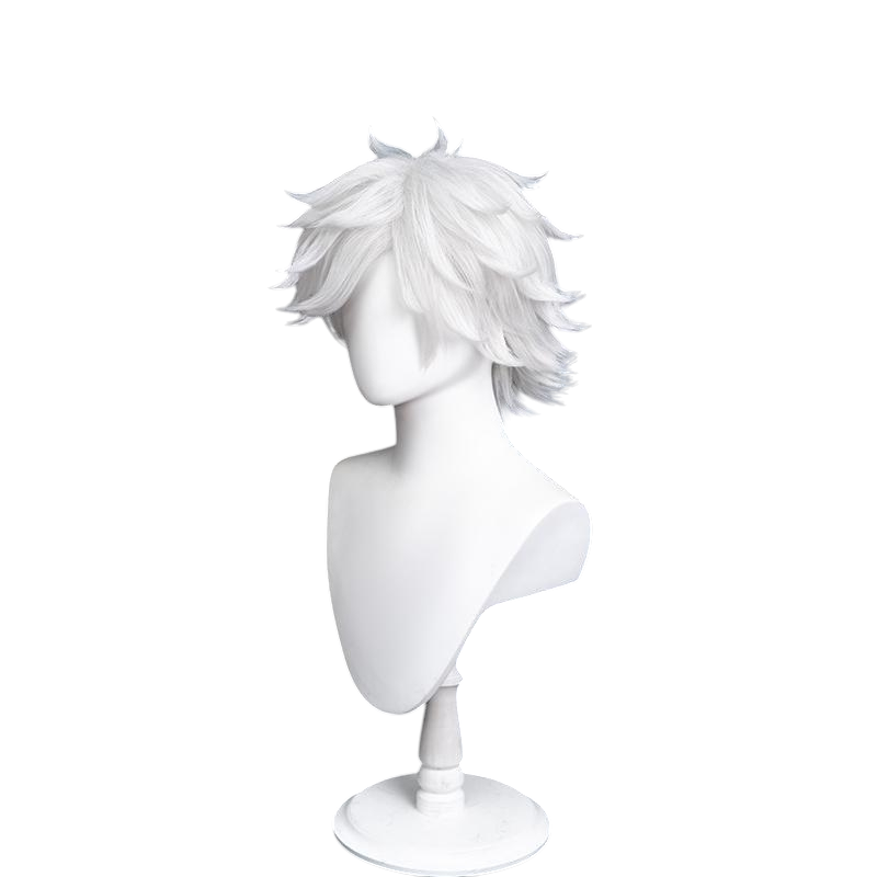 White Smoke Qifrey Cosplay Wig - Witch Hat Atelier (Teased Flipped White) (FEVERCOS)