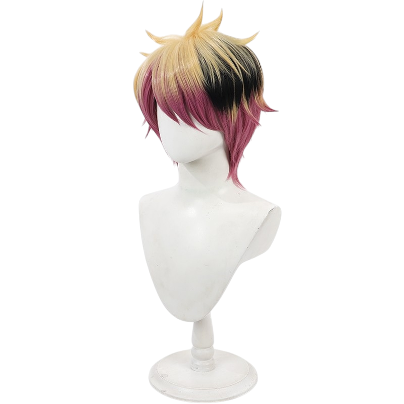 White Smoke Lono Fontaine Cosplay Wig - Devil Butler with Black Cat (Gradient Flipped) (FEVERCOS)