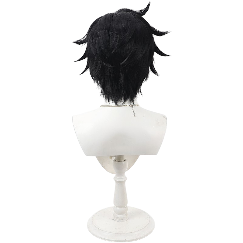White Smoke Masumi Yodogawa Cosplay Wig - Tougen Anki (Captain Black Short) (FEVERCOS)