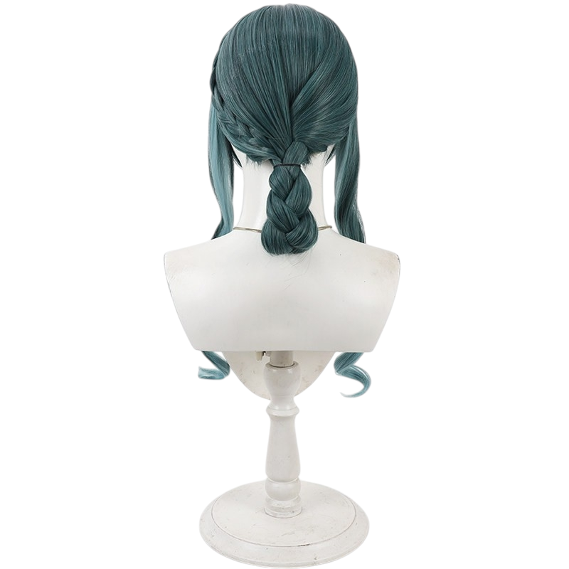 White Smoke Saixi (Seth / Seraphina) Cosplay Wig - Arknights: Endfield (Green Loose Scalp) (FEVERCOS)