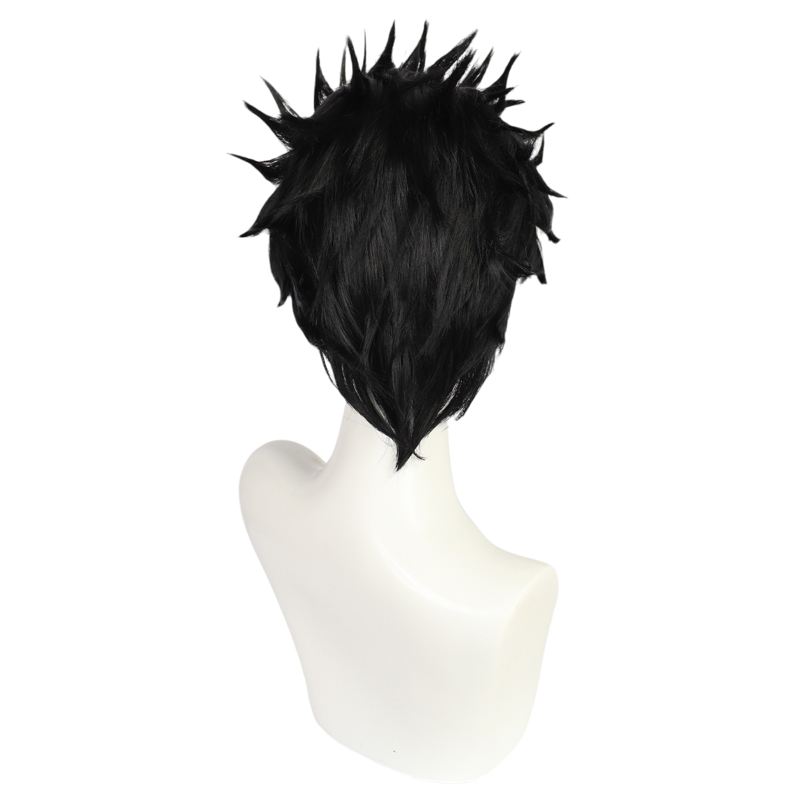White Smoke Ryomen Sukuna (Megumi Form) Cosplay Wig - Jujutsu Kaisen (Black Spiky) (FEVERCOS)