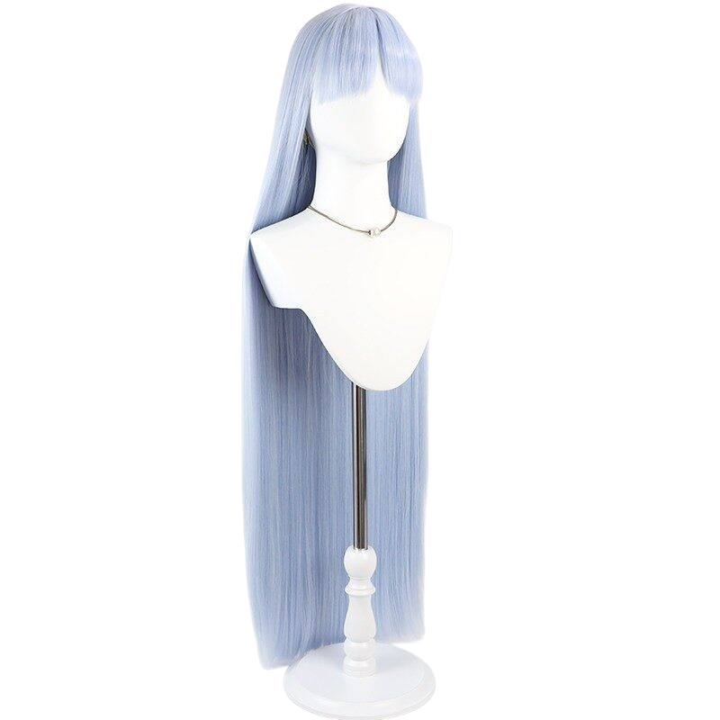 White Smoke M Darmon Cosplay Wig - Petals of Reincarnation (Blue Teased Assassin Angel) (FEVERCOS)
