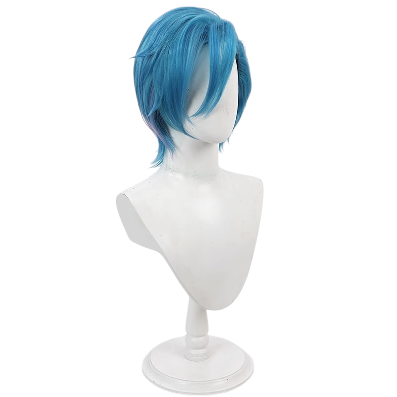 White Smoke Flauros (Demon Duke) Cosplay Wig - Devil Butler with Black Cat (Multi-Color Teased) (FEVERCOS)