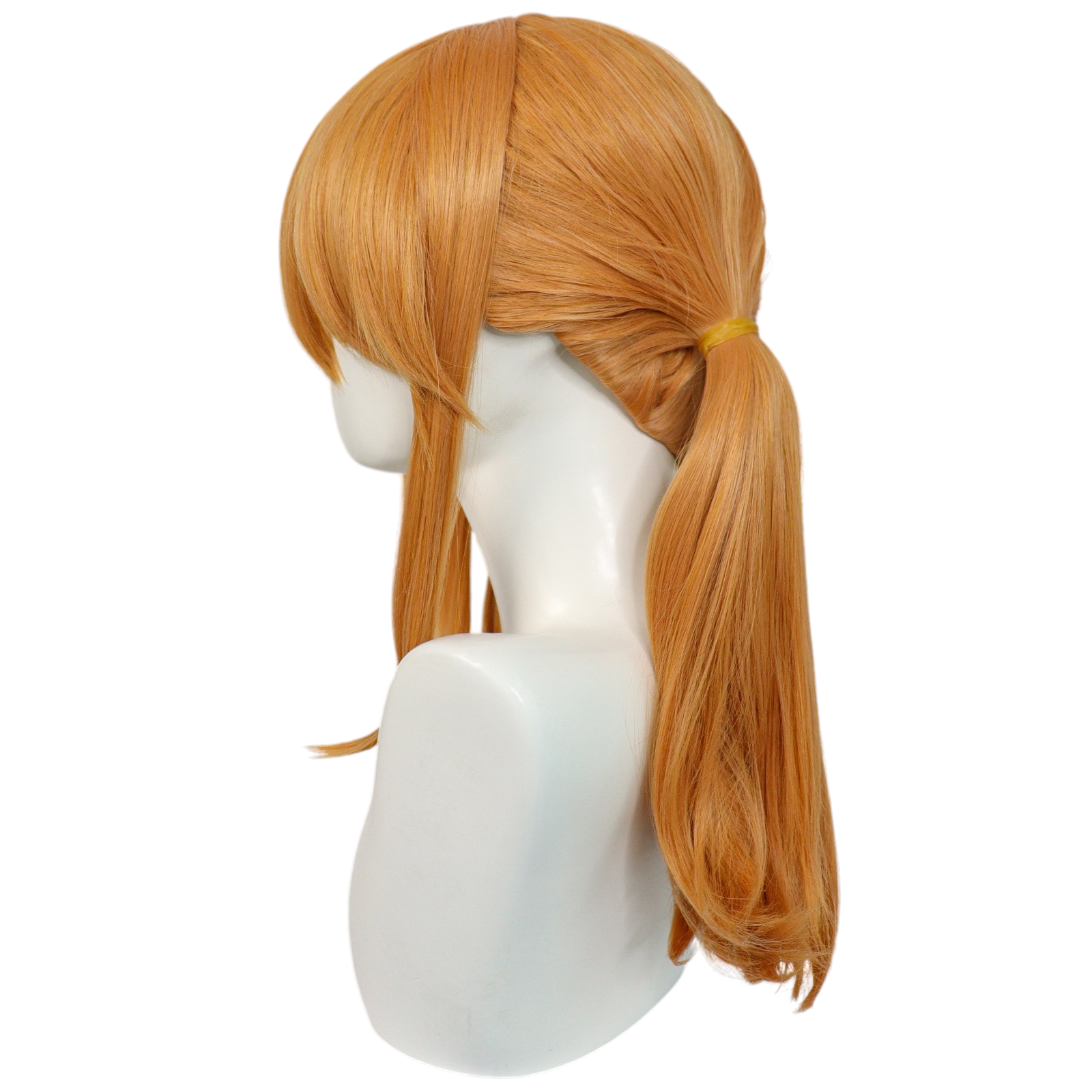 Chocolate Riho Tsukishima Cosplay Wig - The Goddess Cafe Terrace (Orange Twin Tails) (FEVERCOS)