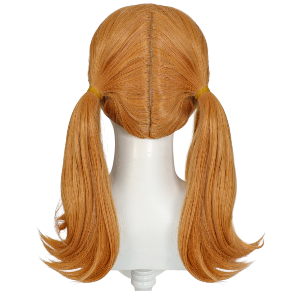 Sienna Riho Tsukishima Cosplay Wig - The Goddess Cafe Terrace (Orange Twin Tails) (FEVERCOS)