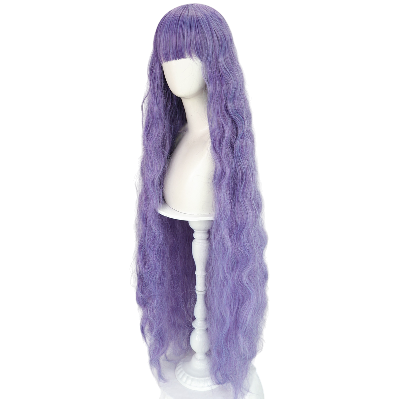 Light Slate Gray Frill Cosplay Wig - Wonder Egg Priority (Blue/Purple Egg Roll) (FEVERCOS)