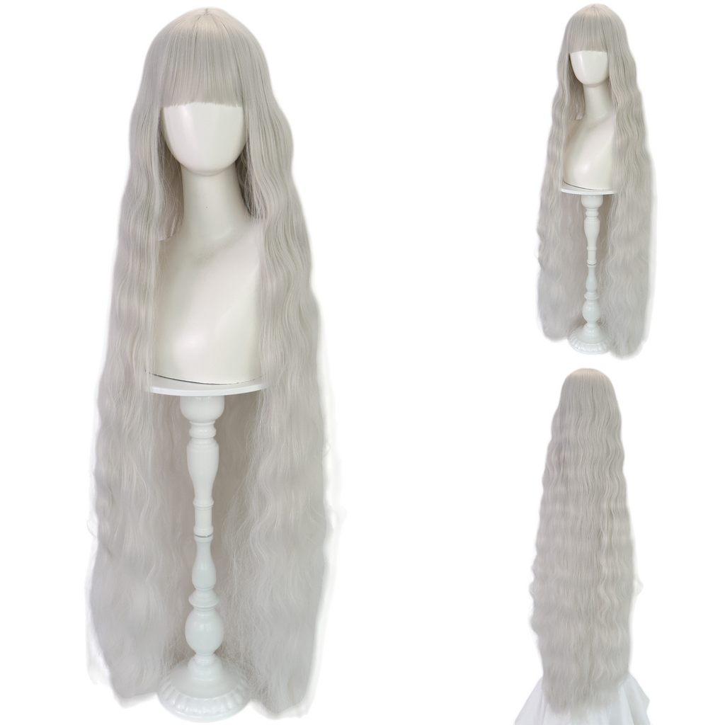 Gray Frill Cosplay Wig - Wonder Egg Priority (Grey Variant) (FEVERCOS)