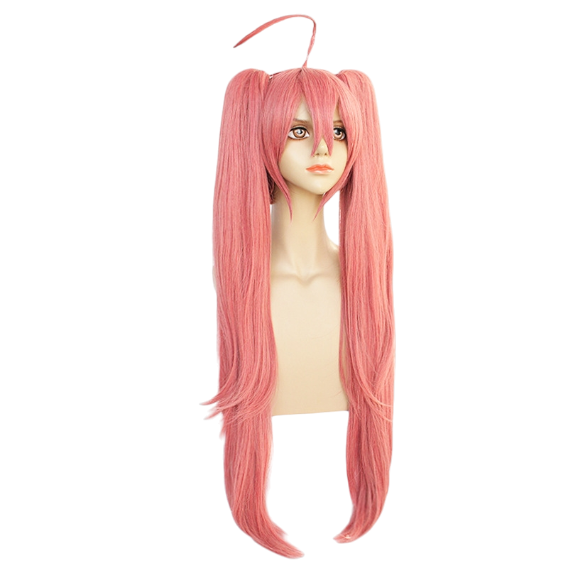 Dark Salmon Milim Nava Cosplay Wig - Reincarnated as a Slime (Pink Twin Tails) (FEVERCOS)