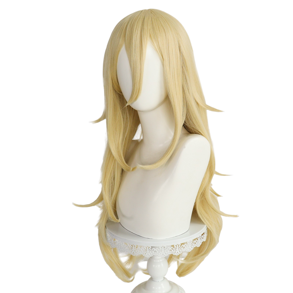Gray Ichigo Hoshimiya Cosplay Wig - Aikatsu! (Blonde Wavy) (FEVERCOS)