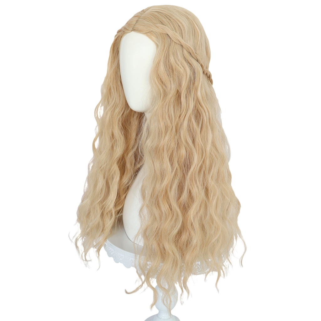 Tan Alice Kingsleigh Cosplay Wig - Alice in Wonderland (Blonde Wavy) (FEVERCOS)