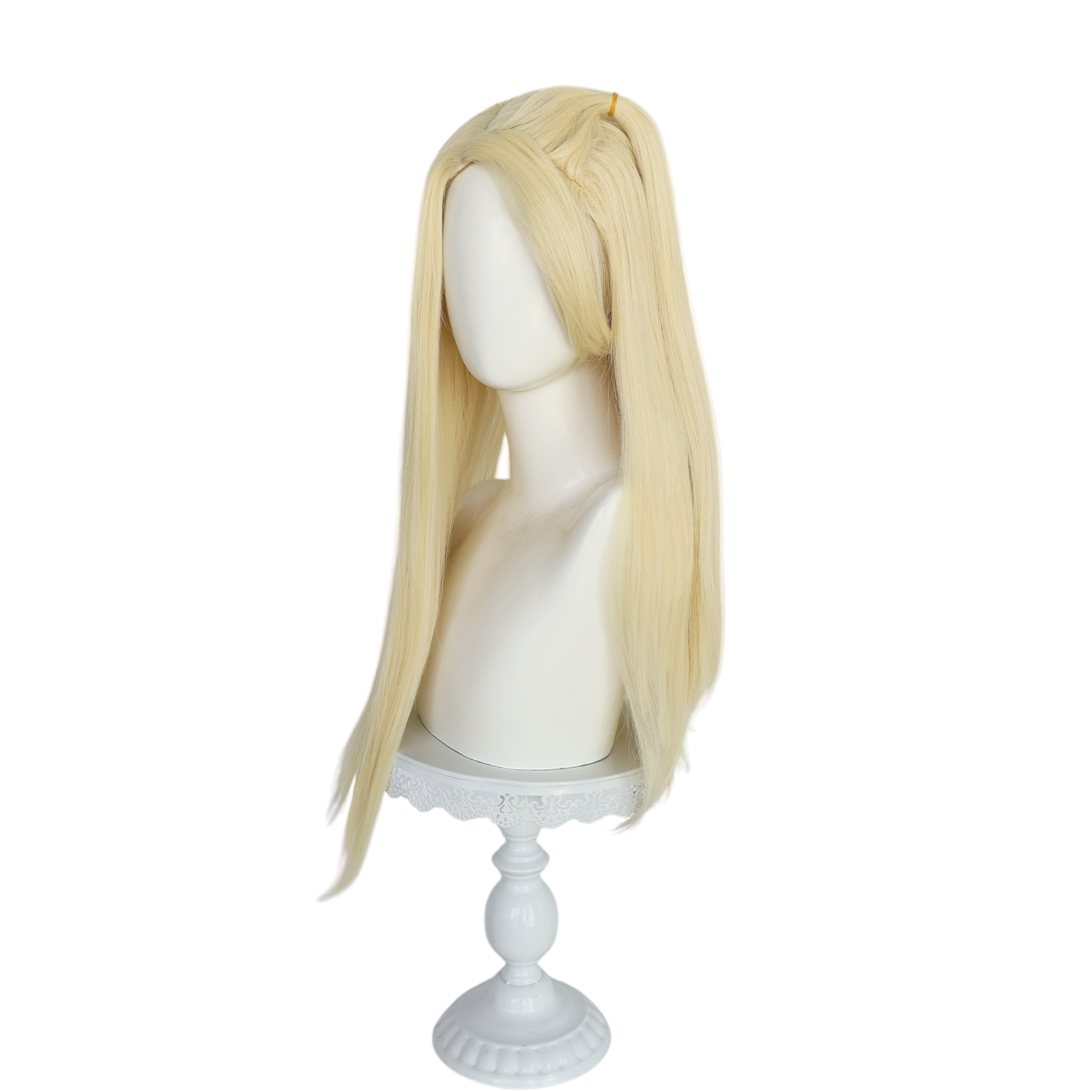 Light Gray Barbie Cosplay Wig - Barbie The Movie (Margot Robbie Blonde) (FEVERCOS)