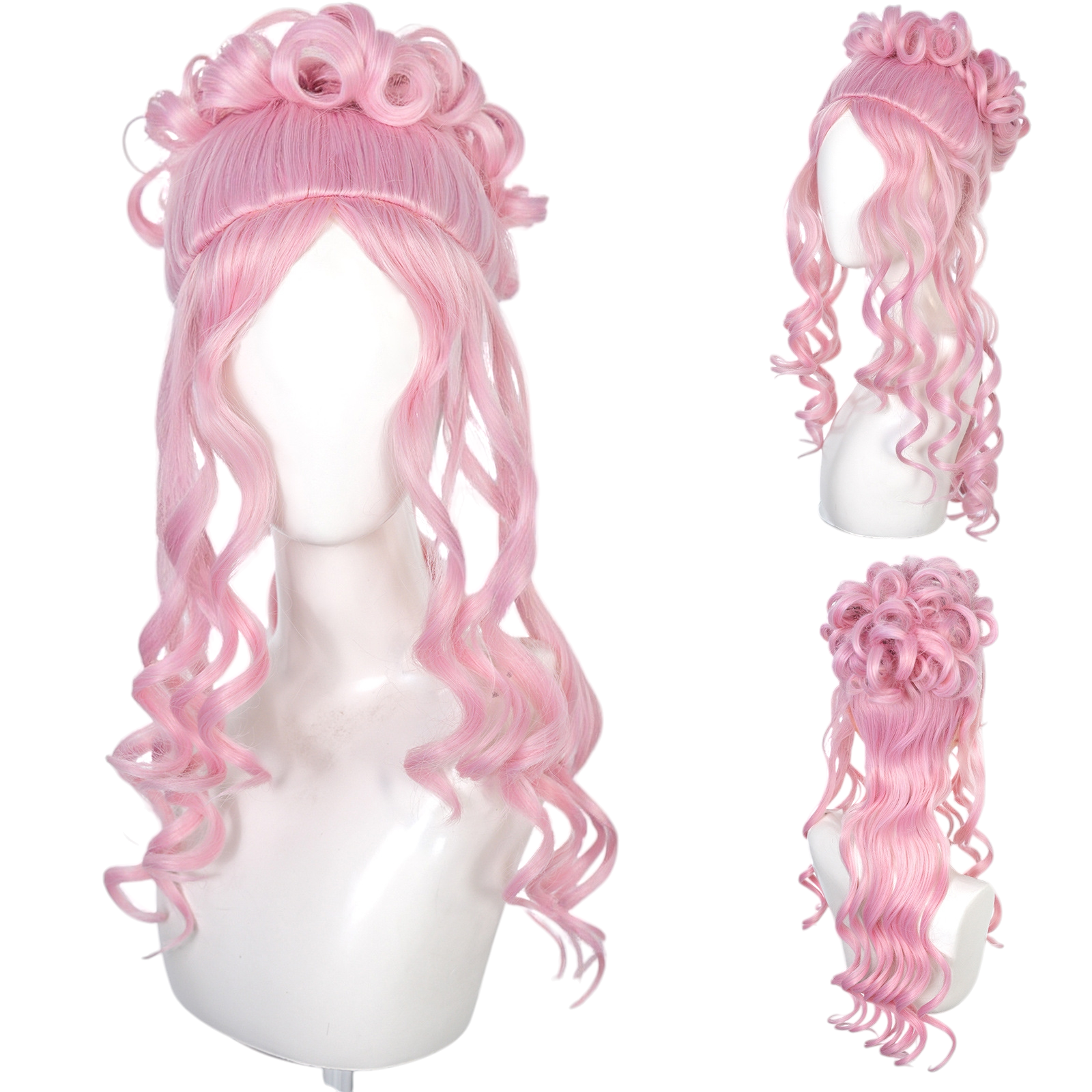 Thistle Enid Sinclair Cosplay Wig - Wednesday (Pink/Blue Long Wavy) (FEVERCOS)