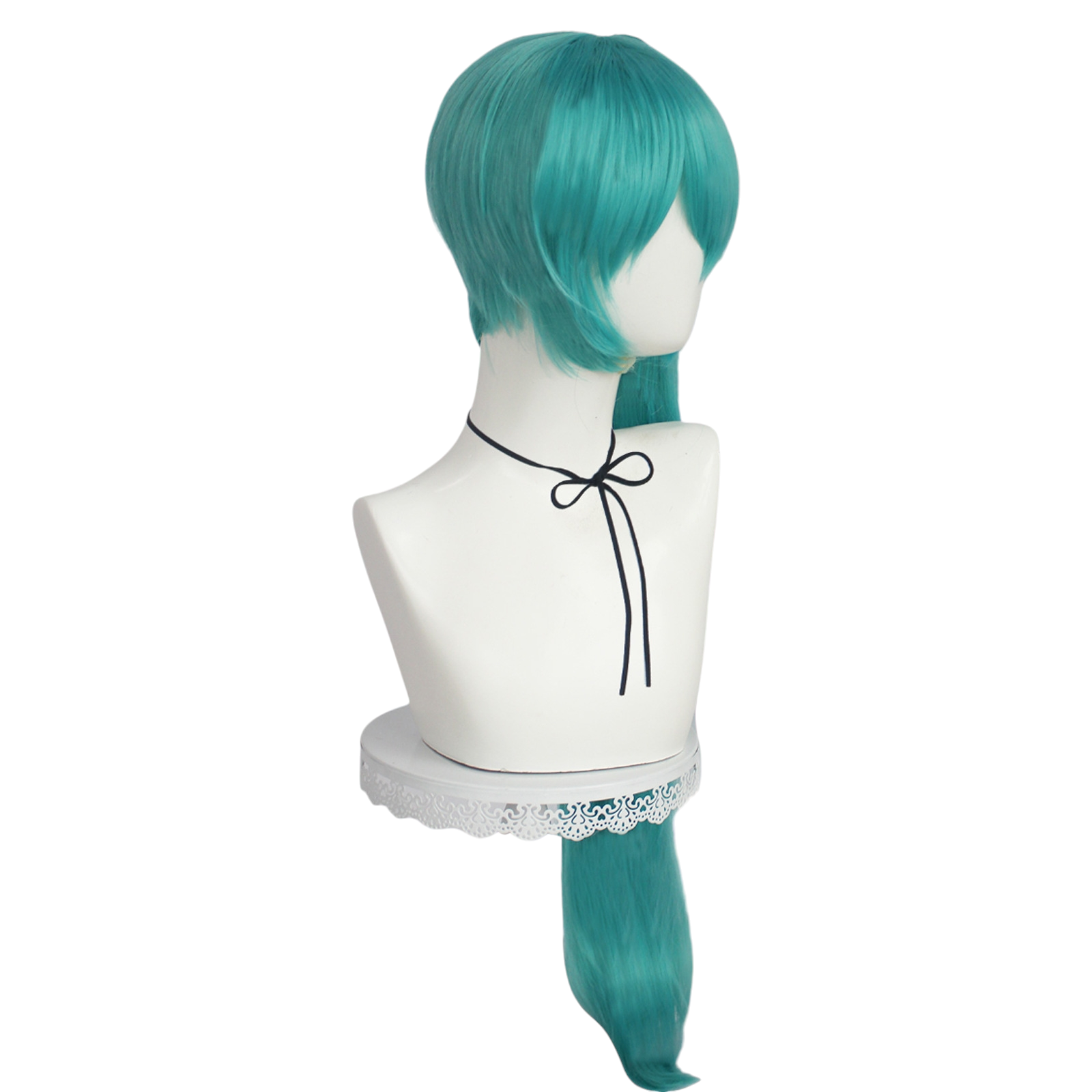 Light Gray Princess Beibei Cosplay Wig - Balala the Fairies (Green Twin Tails) (FEVERCOS)