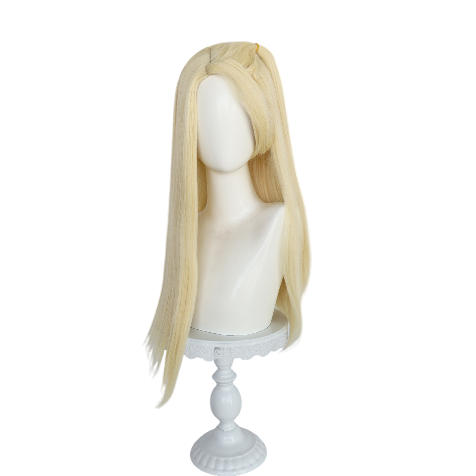 Light Gray Barbie Cosplay Wig - Barbie The Movie (Margot Robbie Blonde) (FEVERCOS)