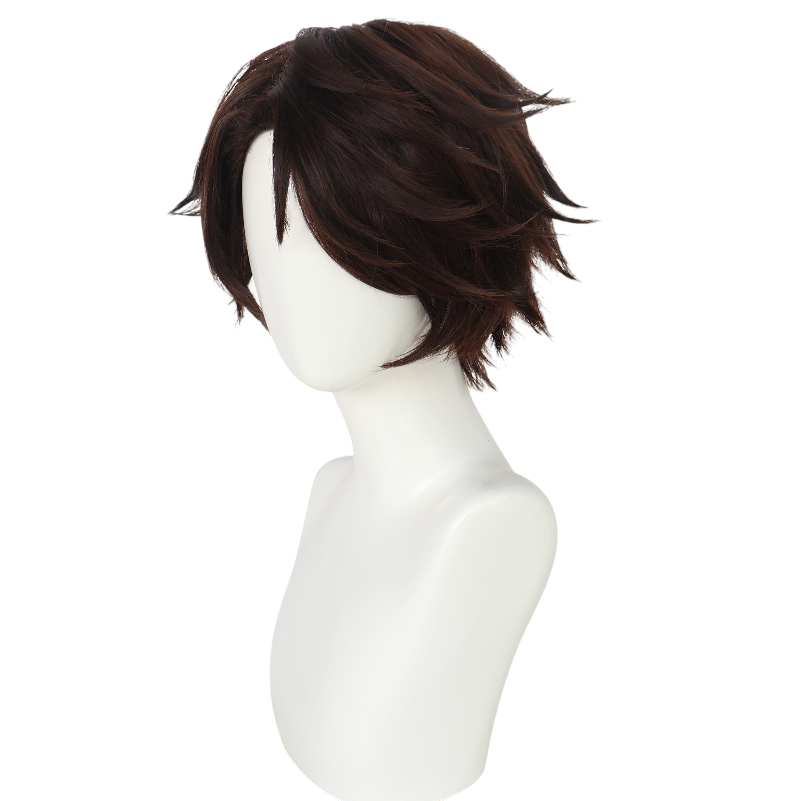 Beige Kenyu Yukimiya Cosplay Wig - Blue Lock (Brown Side Part) (FEVERCOS)
