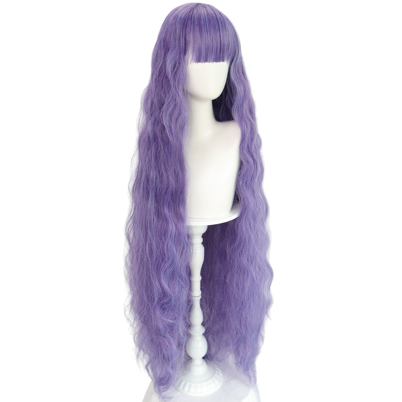 Light Slate Gray Frill Cosplay Wig - Wonder Egg Priority (Blue/Purple Egg Roll) (FEVERCOS)