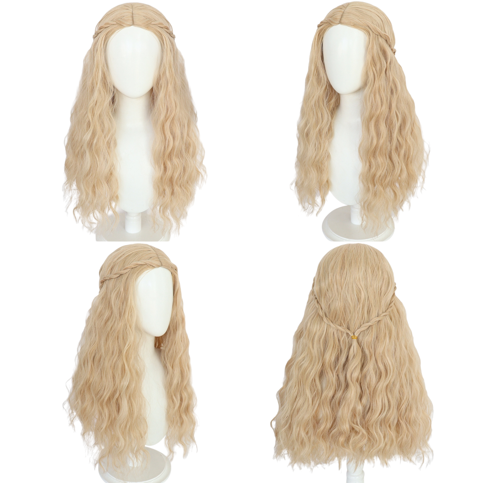 Tan Alice Kingsleigh Cosplay Wig - Alice in Wonderland (Blonde Wavy) (FEVERCOS)