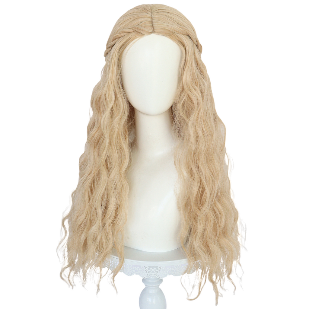 Tan Alice Kingsleigh Cosplay Wig - Alice in Wonderland (Blonde Wavy) (FEVERCOS)