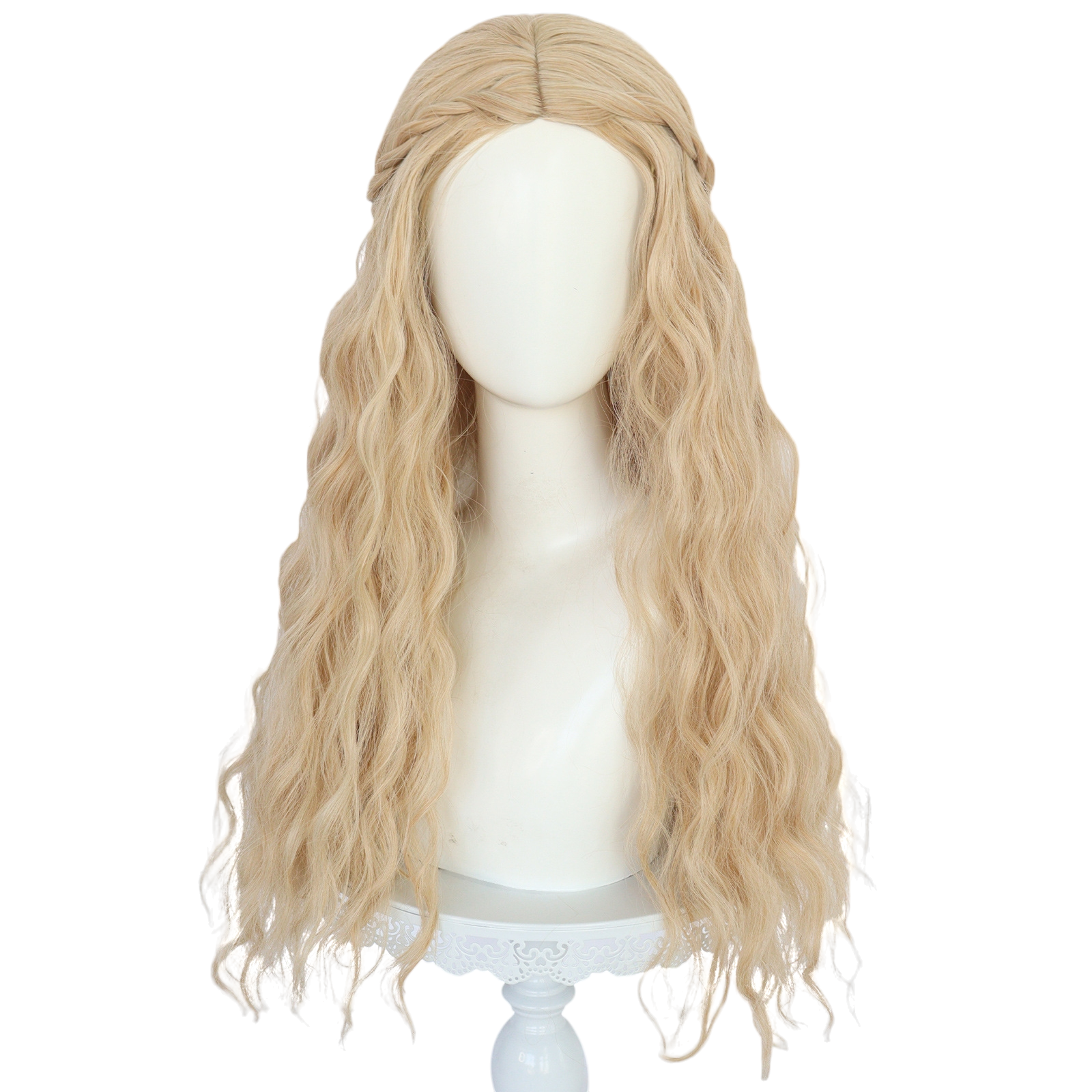 Tan Alice Kingsleigh Cosplay Wig - Alice in Wonderland (Blonde Wavy) (FEVERCOS)
