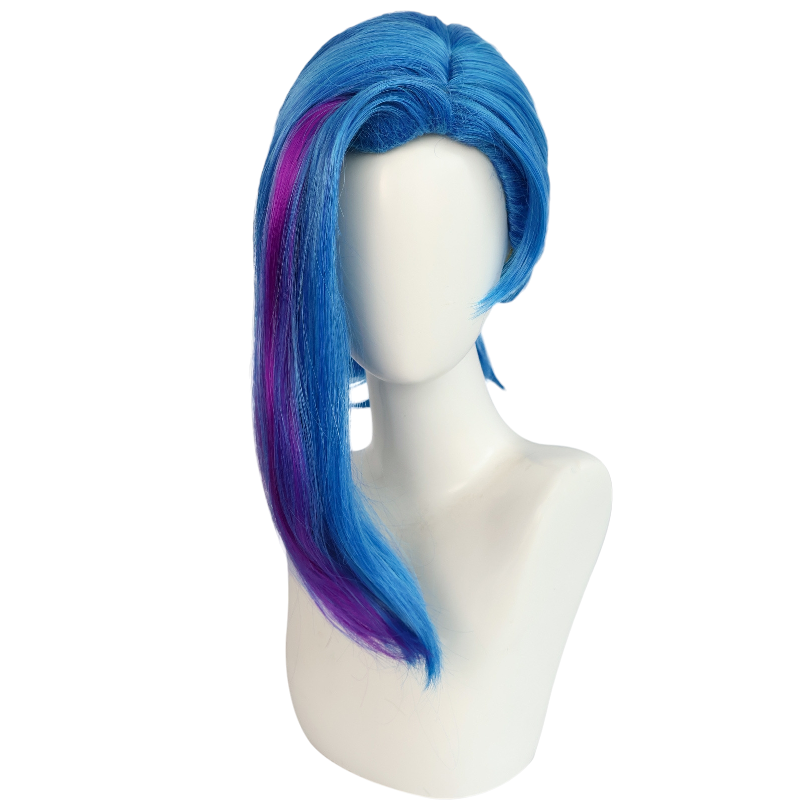Dark Slate Blue Jinx Cosplay Wig - Arcane Season 2 (Blue Braids) (FEVERCOS) League of Legends LOL