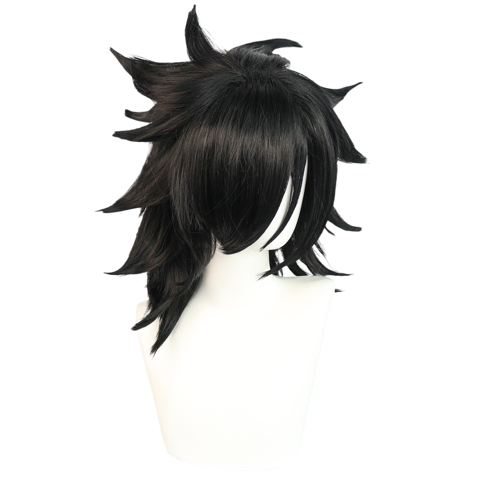 White Smoke Shiki Granbell Cosplay Wig - Edens Zero (Black Spiky) (FEVERCOS)
