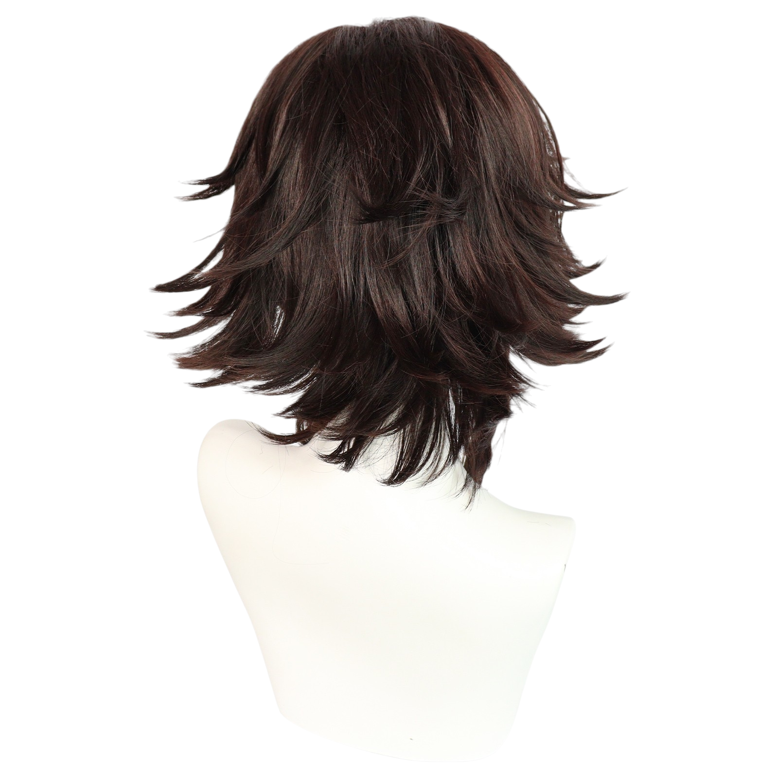 Dark Slate Gray Tetcho Suehiro Cosplay Wig - Bungo Stray Dogs (Brown Flipped) (FEVERCOS)