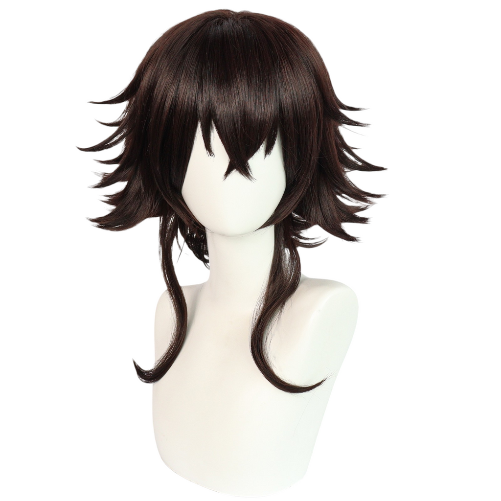 Beige Tetcho Suehiro Cosplay Wig - Bungo Stray Dogs (Brown Flipped) (FEVERCOS)
