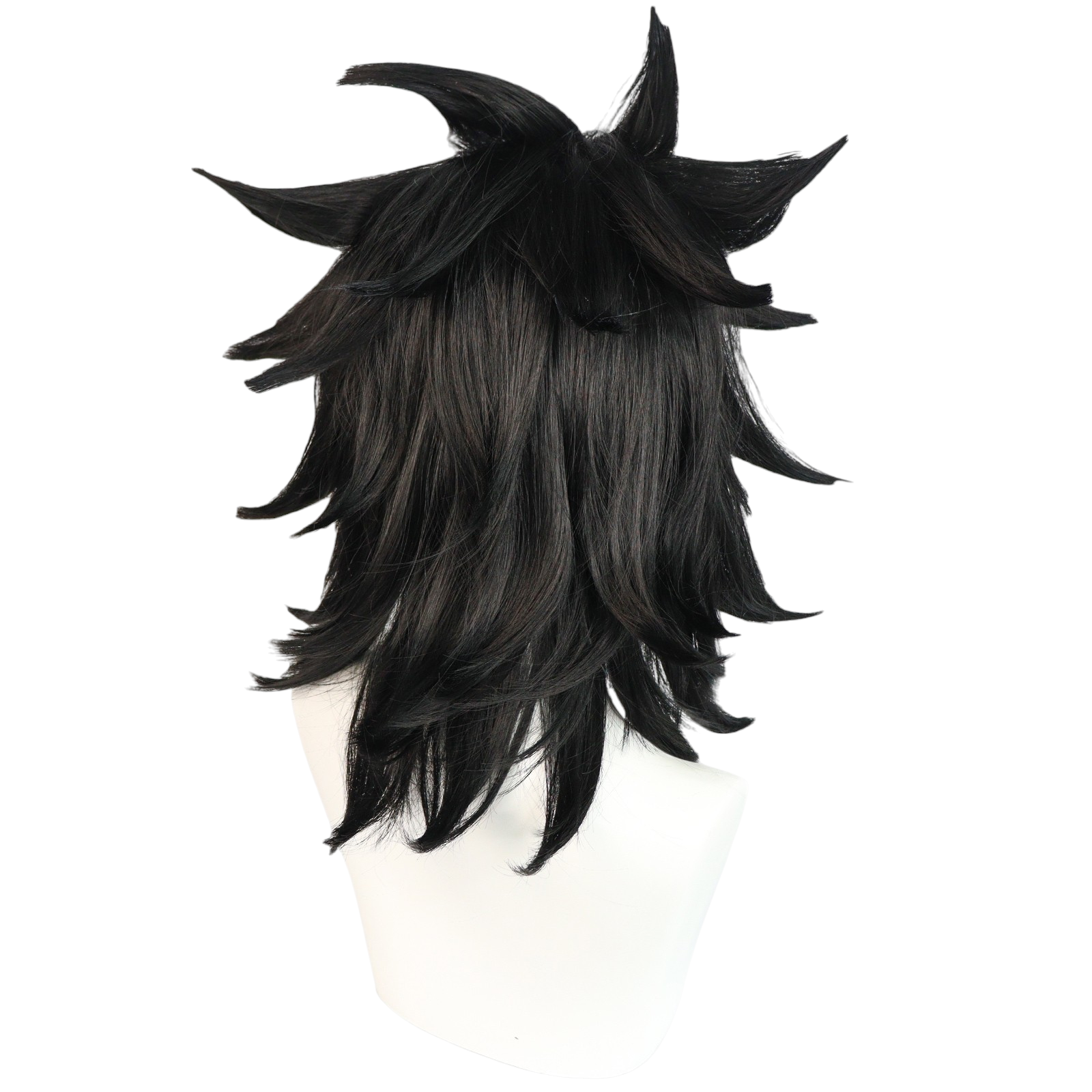 White Smoke Shiki Granbell Cosplay Wig - Edens Zero (Black Spiky) (FEVERCOS)
