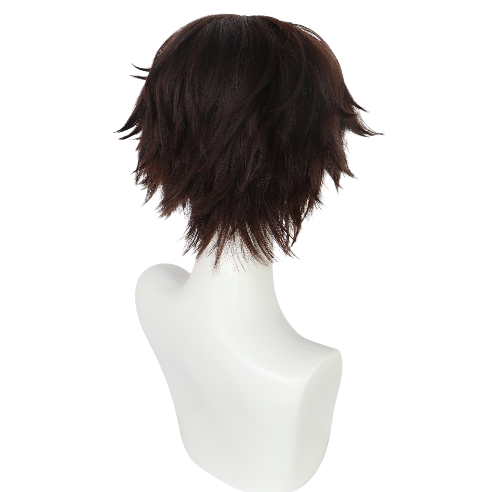 Black Kenyu Yukimiya Cosplay Wig - Blue Lock (Brown Side Part) (FEVERCOS)