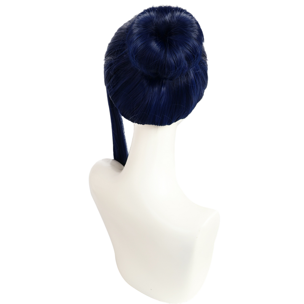 Beige Caitlyn Kiramman Cosplay Wig - Arcane Season 2 (Dark Blue Updo) (FEVERCOS) LOL League of Legends