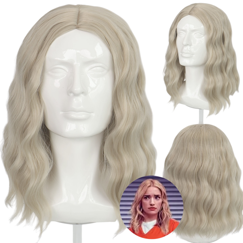 Dark Gray Ginny Miller Cosplay Wig - Ginny & Georgia S3 (Ash Brown Wavy) (FEVERCOS)