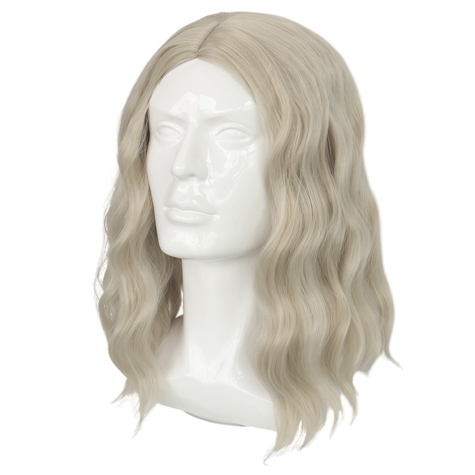 Dark Gray Ginny Miller Cosplay Wig - Ginny & Georgia S3 (Ash Brown Wavy) (FEVERCOS)