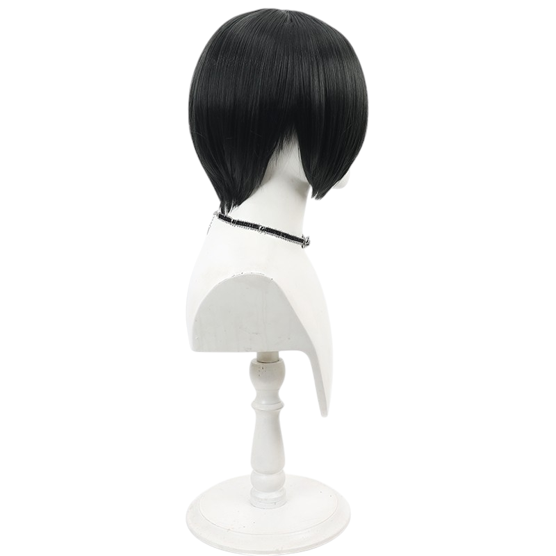 White Smoke Kang Horyang Cosplay Wig - Tower of God (Dark Green Short) (FEVERCOS)