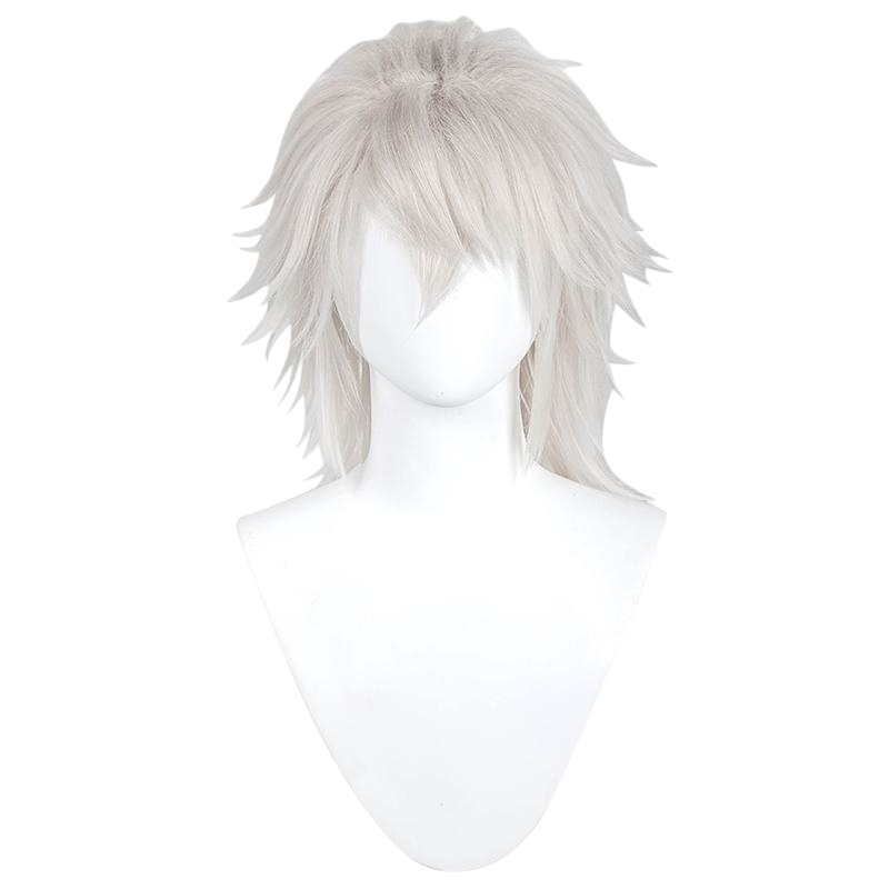 White Smoke NieR (Brother) Cosplay Wig - NieR Replicant (White Flipped Spiky Long) (FEVERCOS)