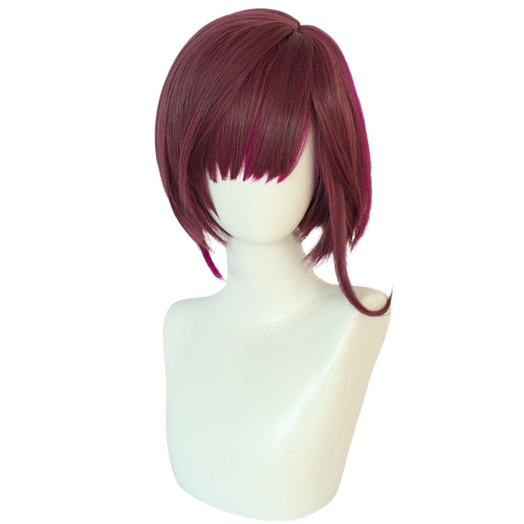 Saddle Brown Shizuka Mikazuki Cosplay Wig - Zom 100: Bucket List of the Dead (Black/Multi-Color) (FEVERCOS)