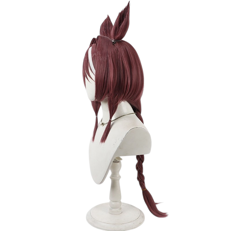 White Smoke Sakura Chiyono O (Winning Dress) Cosplay Wig - Uma Musume (Brown Styled) (FEVERCOS)