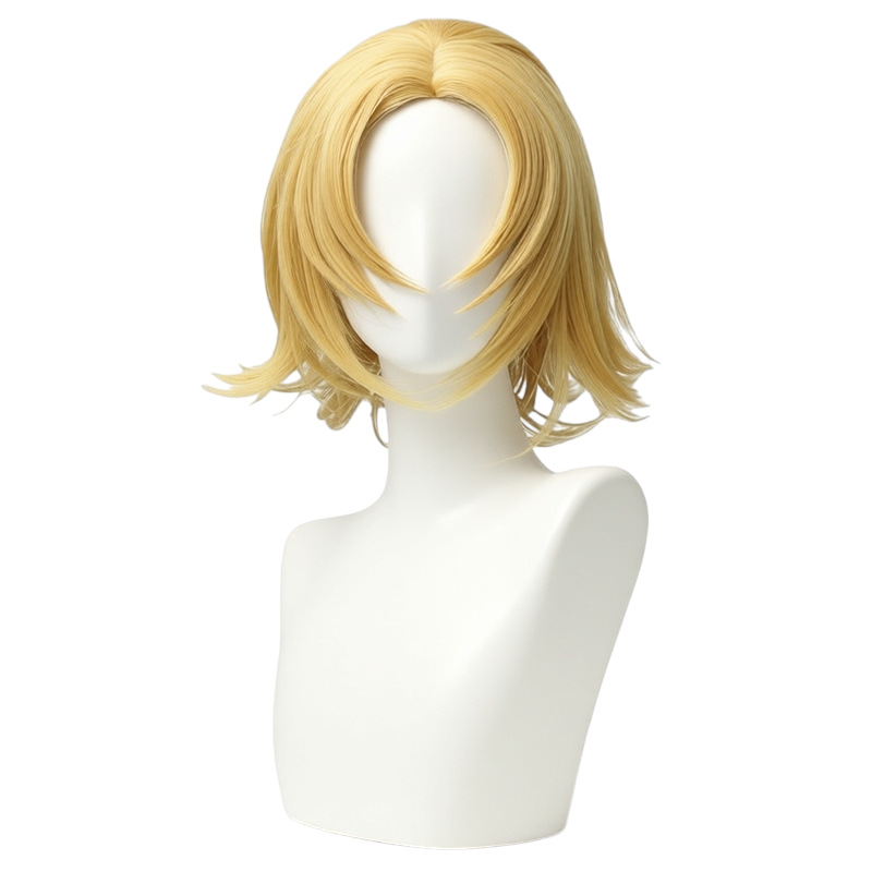 White Smoke Johnny Joestar Cosplay Wig - Steel Racer (Blonde Scalp) (FEVERCOS) Steel Ball Run