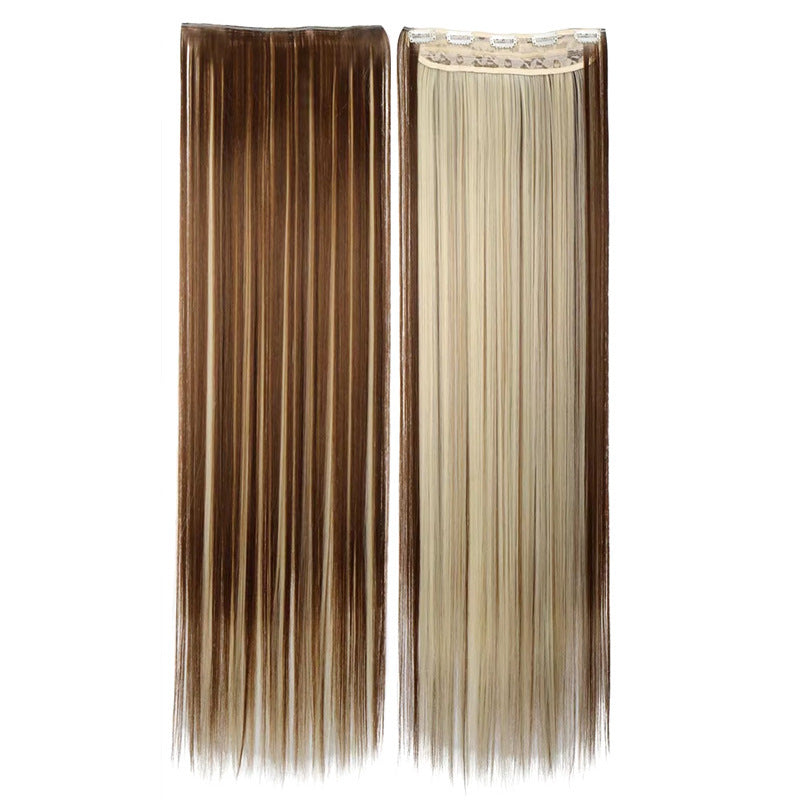 Rosy Brown Ultra-Sleek 5-Clip Seamless Extension - Everyday Essentials (Long Straight Hair) Hair Extension