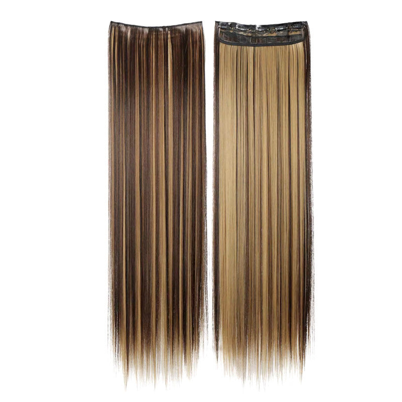 Dim Gray Ultra-Sleek 5-Clip Seamless Extension - Everyday Essentials (Long Straight Hair) Hair Extension
