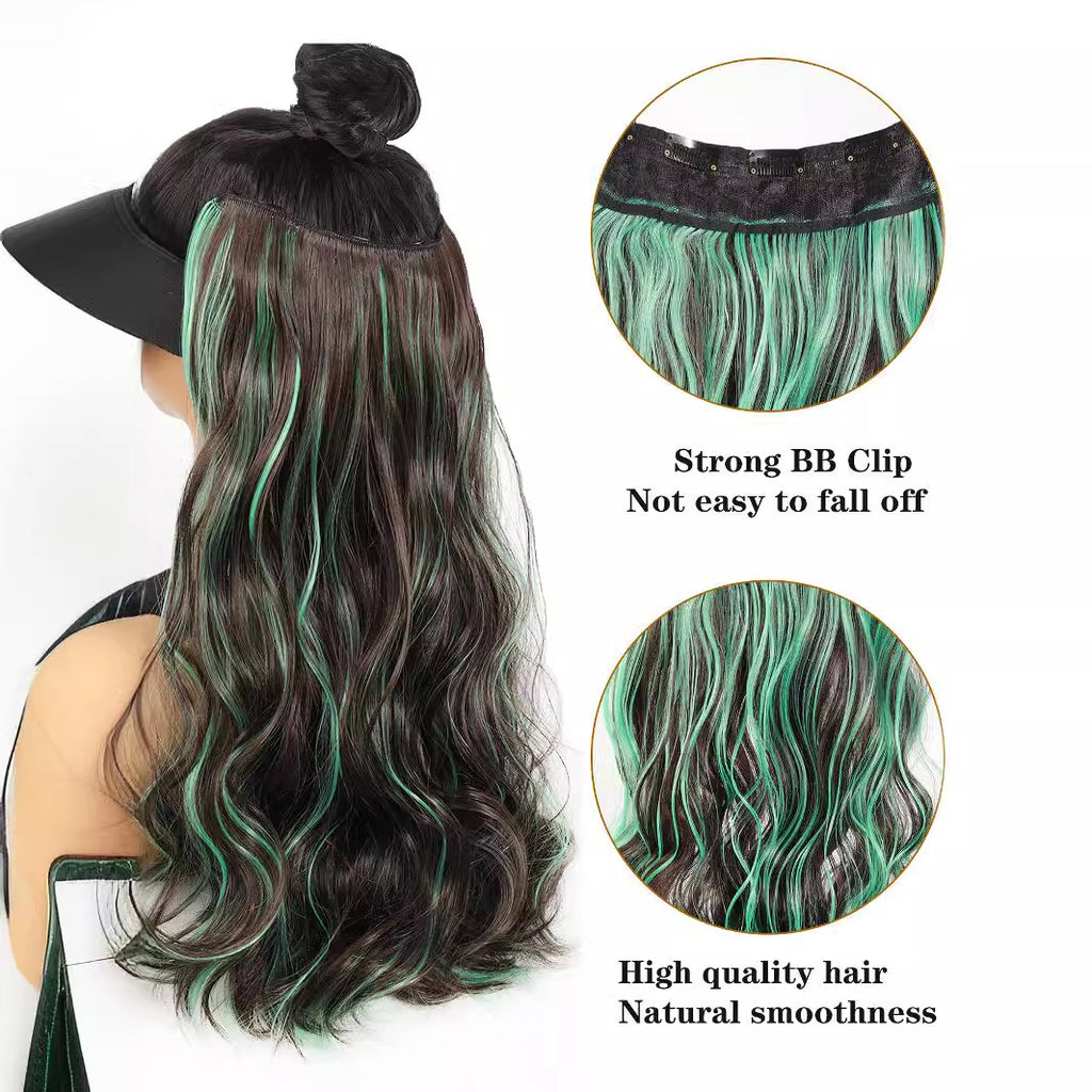 White Smoke Silver Tea Gradient Straight Extension - Avant-Garde (Highlight Balayage) Hair Extension