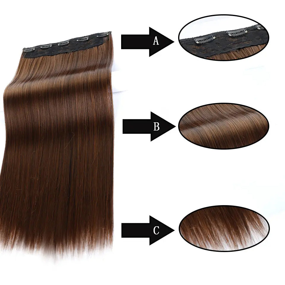 White Smoke Parisian Balayage Ash Grey Extension - Urban Subculture (Long Straight Gradient) Hair Extension