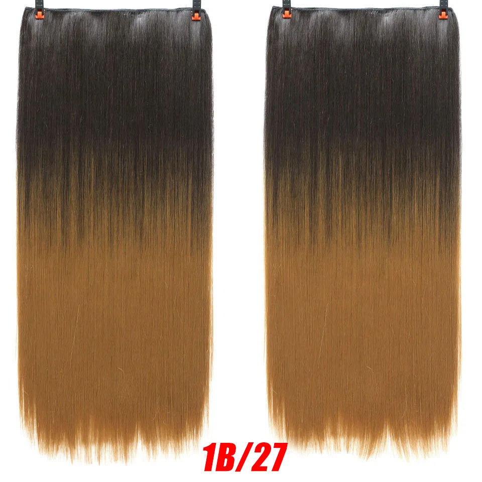 Sienna Parisian Balayage Ash Grey Extension - Urban Subculture (Long Straight Gradient) Hair Extension