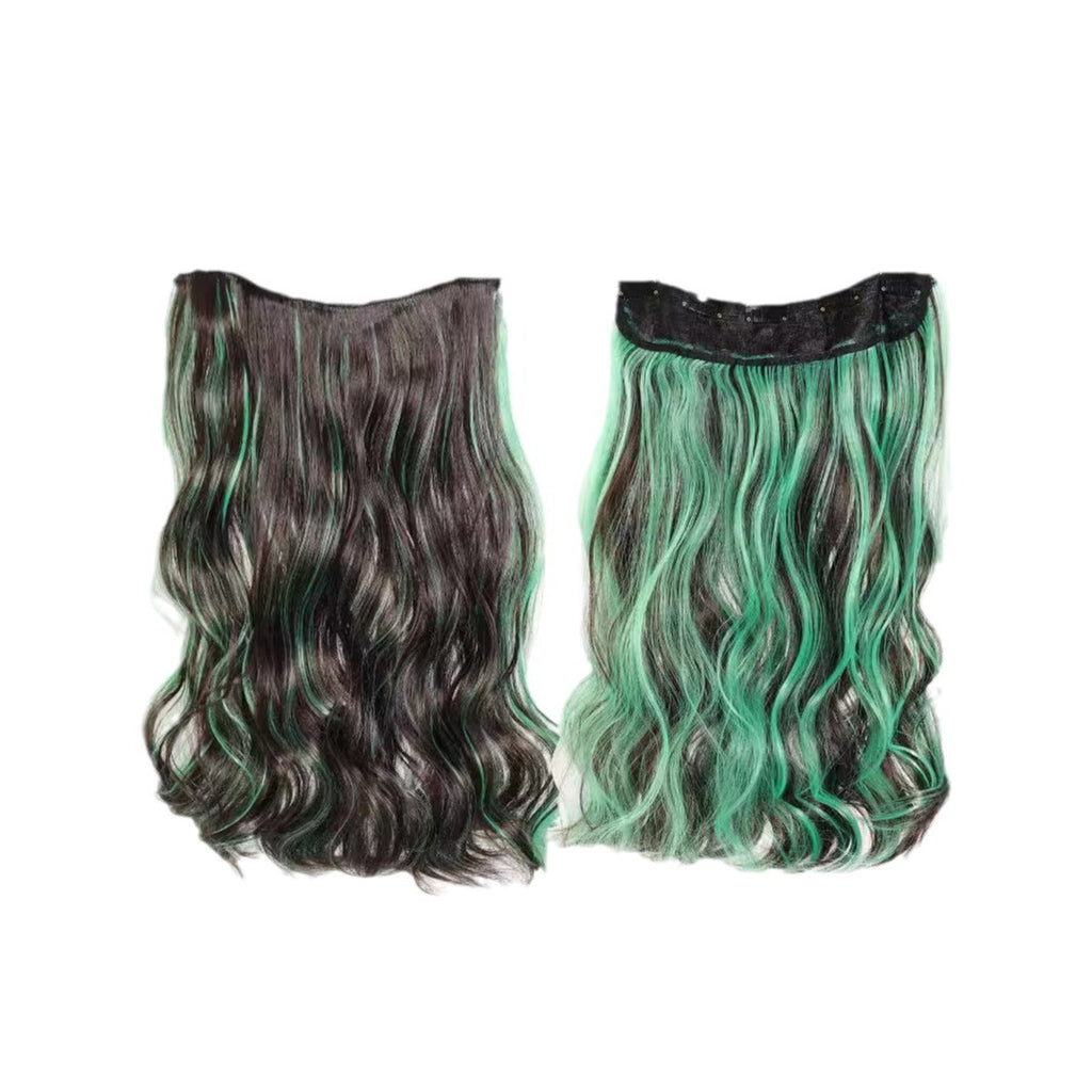 White Smoke Silver Tea Gradient Straight Extension - Avant-Garde (Highlight Balayage) Hair Extension